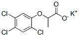 potassium 2-(2,4,5-trichlorophenoxy)propionate Struktur