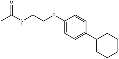 N-[2-(4-cyclohexylphenoxy)ethyl]acetamide Struktur