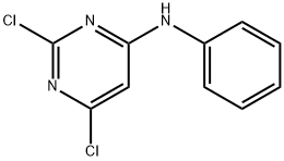 (2,6-Dichloro-pyrimidin-4-yl)-phenyl-amine Struktur