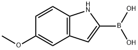 5-METHOXY-1H-INDOLE-2-BORONIC ACID Struktur