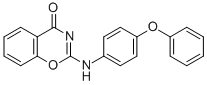 2-[(4-PHENOXYPHENYL)AMINO]-4H-1-BENZOXAZIN-4-ONE Struktur