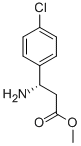 (S)-3-氨基-3-(4-氯苯基)丙酸甲酯 結(jié)構(gòu)式