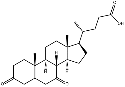 3,7-DIKETO-5BETA-CHOLAN-24-OIC ACID Struktur