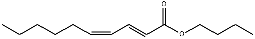 butyl (2E,4Z)-2,4-decadienoate  Struktur