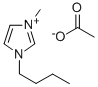 1-BUTYL-3-METHYLIMIDAZOLIUM ACETATE Struktur