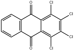 1,4,5,8-Tetrachloroanthraquinone Struktur