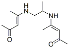 (E)-4-[2-[[(E)-4-oxopent-2-en-2-yl]amino]propylamino]pent-3-en-2-one Struktur