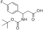 3-[(TERT-BUTOXYCARBONYL)AMINO]-3-(4-FLUOROPHENYL)PROPANOIC ACID price.