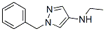 1-benzyl-N-ethyl-pyrazol-4-amine Struktur