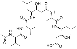 ACETYL-PEPSTATIN Struktur