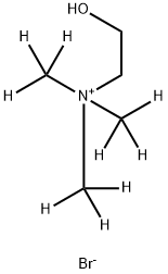 CHOLINE-D9 BROMIDE (N,N,N-TRIMETHYL-D9) Struktur