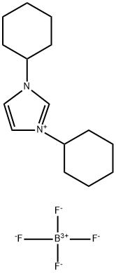 1,3-DICYCLOHEXYL-IMIDAZOLIUM TETRAFLUOROBORATE Struktur