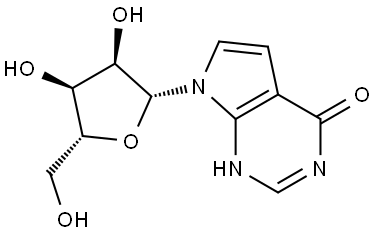 7-deazainosine Struktur