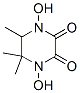 2,3-Piperazinedione,1,4-dihydroxy-5,5,6-trimethyl-(9CI) Struktur