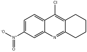 9-CHLORO-1,2,3,4-TETRAHYDRO-6-NITRO-ACRIDINE Struktur