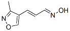 2-Propenal,3-(3-methyl-4-isoxazolyl)-,oxime,(1E)-(9CI) Struktur