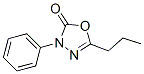 4-Phenyl-2-propyl-1,3,4-oxadiazol-5(4H)-one Struktur