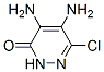 3(2H)-Pyridazinone,  4,5-diamino-6-chloro- Struktur