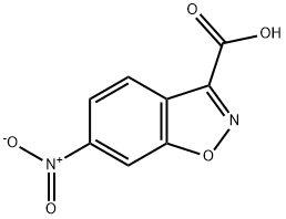 1,2-Benzisoxazole-3-carboxylic acid, 6-nitro- Struktur