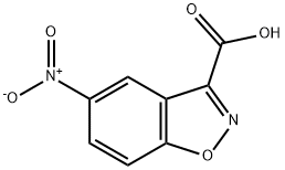 5-nitro-3-carboxybenzisoxazole Struktur