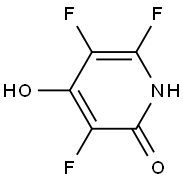 2(1H)-Pyridinone,  3,5,6-trifluoro-4-hydroxy- Struktur