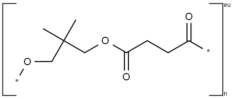 POLY(2,2-DIMETHYL-1,3-PROPYLENE SUCCINATE) Struktur