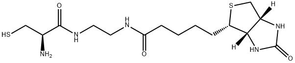 N-Biotinyl-N'-Cysteinyl Ethylenediamine Trifluoroacetic Acid Salt Struktur