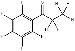 PROPIOPHENONE-D10 Struktur