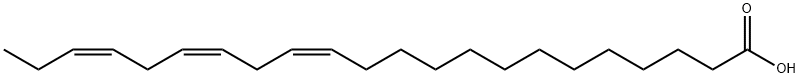 CIS-13,16,19-DOCOSATRIENOIC ACID Struktur