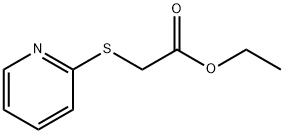 Acetic acid, (2-pyridinylthio)-, ethyl ester (9CI) Struktur