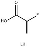 2-Propenoic acid, 2-fluoro-, lithiuM salt Struktur