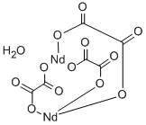 NEODYMIUM OXALATE HYDRATE Struktur