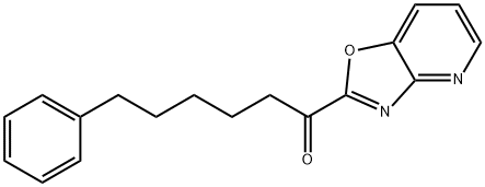 1-OXAZOLO[4,5-B]PYRIDIN-2-YL-6-PHENYLHEXAN-1-ONE Struktur