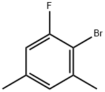 2-BroMo-1-fluoro-3,5-diMethylbenzene Struktur