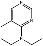 4-(N,N-diethylamino)-5-methylpyrimidine Struktur