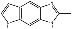 Pyrrolo[2,3-f]benzimidazole, 1,5-dihydro-2-methyl- (8CI) Struktur