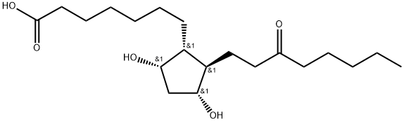 13,14-DIHYDRO-15-KETO PROSTAGLANDIN F1ALPHA Struktur