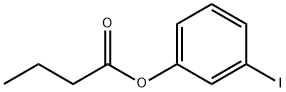 Butyric acid, m-iodophenyl ester Struktur