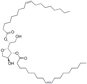 Sorbitan, di-9-octadecenoate, (Z,Z)- Struktur