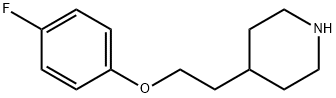 4-[2-(4-FLUOROPHENOXY)ETHYL]PIPERIDINE Struktur