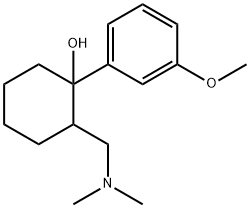 2-[(dimethylamino)methyl]-1-(3-methoxyphenyl)cyclohexan-1-ol Struktur