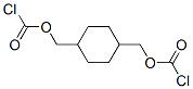 Bis(chloroformic acid)1,4-cyclohexanediylbismethylene ester Struktur