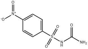 1-[(p-Nitrophenyl)sulfonyl]urea Struktur