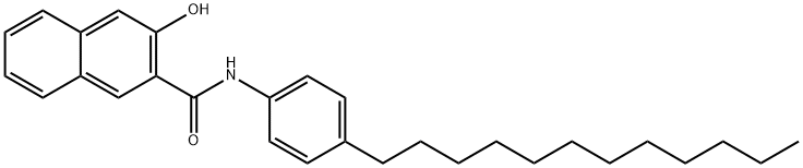 4'-dodecyl-3-hydroxynaphth-2-anilide Struktur