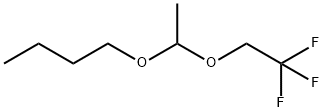 ACETALDEHYDE BUTYL 2,2,2-TRIFLUOROETHYL ACETAL Struktur