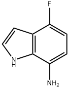 1H-Indol-7-amine,4-fluoro-(9CI) Struktur