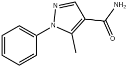 1-PHENYL-5-METHYL-1H-PYRAZOLE-4-CARBOXAMIDE Struktur