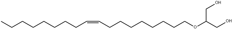 sn-2-O-(cis-9)Octadecenylglycerol Struktur