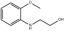 2-[(2-Methoxyphenyl)amino]ethanol Struktur