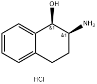 (1R,2S)-cis-2-AMino-1,2,3,4-tetrahydro-1-naphthol hydrochloride Struktur